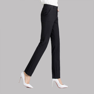 哥弟面料女裤子高腰春秋