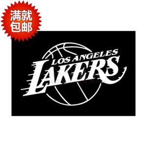 汽车贴纸 nba篮球 湖人队 队徽标志 科比 反光贴纸