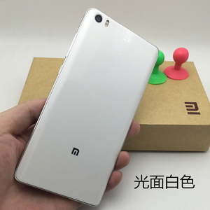 非原装 不包邮不划价 塑料高光纯白壳 适用于小米note后盖