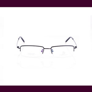 法兰斯顿 f1729纯钛 半框眼镜架 时尚眼镜框 男款