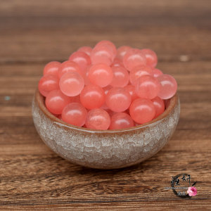 西瓜红水晶散珠