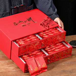正山小种红茶茶叶2024新茶特级浓香型小包装礼盒装500g节日送礼茶