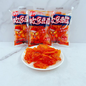 辣典欢乐豆皮辣片辣条麻辣零食散装500g豆干老式80后怀旧休闲小吃