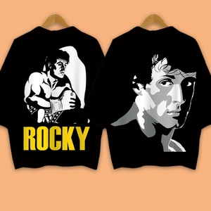 拳击手洛奇史泰龙联名电影影视周边汉服夏潮流宽松防晒男学生披风