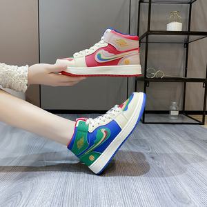 双色鸳鸯鞋aj女