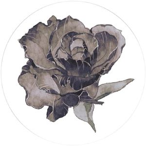 分装/整卷 暗黑系花花 黑玫瑰 打底 拼贴装饰 咕卡 手帐胶带 素材