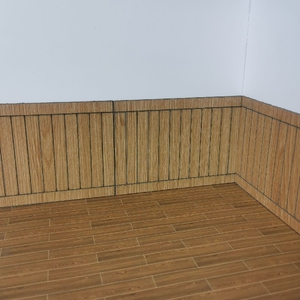 diy娃屋地板墙裙 6分bjd sd小布blythe拍照木纹胶板砖纹背景板