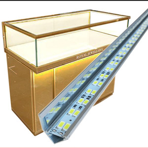 玻璃展柜led灯带黄金珠宝眼镜手机柜台灯板展示柜灯条聚光超高亮