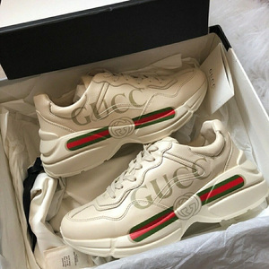 真皮酷奇老爹鞋2021新款g家增高休闲运动鞋女厚底高端版本男女鞋