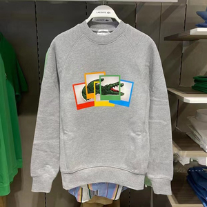 法国鳄鱼lacoste x polaroid宝丽来联名款男女同款21新款透气卫衣