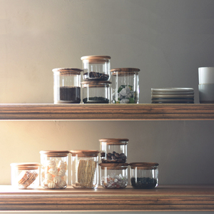 【木盖玻璃密封罐圆形】木盖玻璃密封罐圆形品牌,价格 - 阿里巴巴