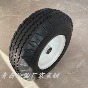 厂家直销12寸400-6聚氨酯实心轮胎发泡轮胎环保设备轮胎推车轮