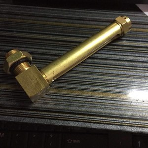 铜管状油标l型直角游标 油杯 油眼睛 耐高温液位计指示器 din3018