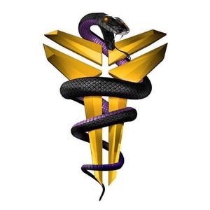 美国篮球异形科比黑曼巴标志蛇纪念章 收藏币镀古金硬币纪念币