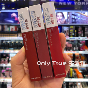 泰国专柜美宝莲接吻棒巨持色superstay哑光唇釉防水不沾杯117 118