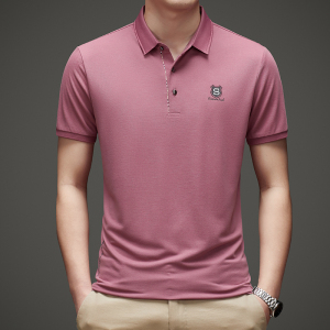京东购物商城官网品牌男士翻领短袖t恤时尚休闲纯色polo衫爸爸装