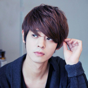 新款真发假发 斜刘海男士真人发丝男假发短直发 短发帅气整顶假发