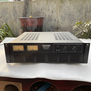 二手湖山bk2150后级功放机2×150瓦家用hifi发烧放大器一台不包邮