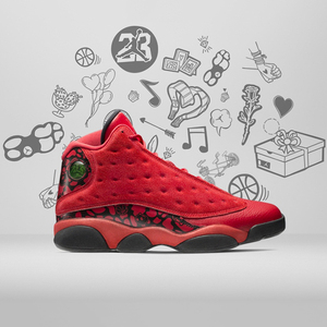 nike air jordan 13 aj 乔13男光棍节刮刮乐休闲篮球鞋888164-601