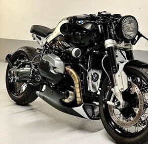 进口宝马拿铁1200摩托车四缸cb400c改装复古街车趴赛重机车公路赛