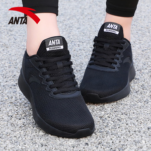 安踏女鞋2019新款皮