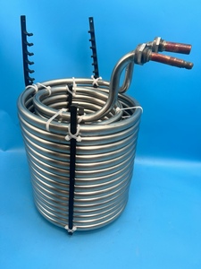 现货304不锈钢盘管蒸发器3P5P10P20-60P匹冷水机制冷盘管热交换器