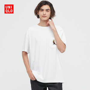优衣库 男装/女装 (ut) basquiat印花短袖t恤(艺术家系列) 448175