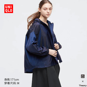 优衣库 【theory联名款】女装 连帽外套 448450 uniqlo