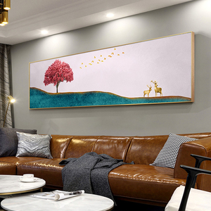 000人付款天猫钻石画2021年鹿卧室玄关贴钻十字绣竖版新款主卧现代