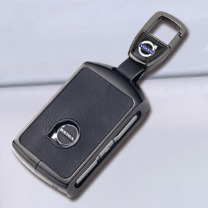 适用沃尔沃xc60钥匙套2024款s90包xc40车高档s60金属保护壳扣男24