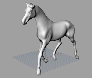 马动物3d犀牛模型建模渲染素材rhino/3dmax/c4d/maya模型