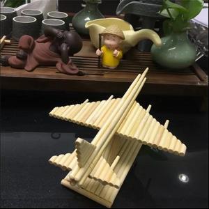 一次性筷子纯手工diy制作飞机模型摆件 竹艺品 特色手工艺飞机