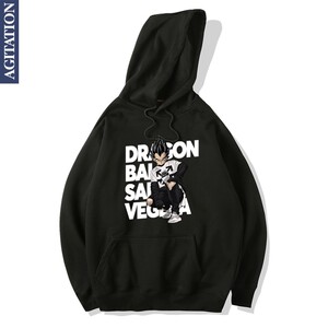 supreme七龙珠贝吉塔卫衣加绒潮牌联名动漫卡通衣服学生青少年