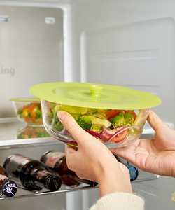 创意硅胶碗盖软胶保鲜盖冰箱防串味密封盖防尘杯盖耐高温盆盖子