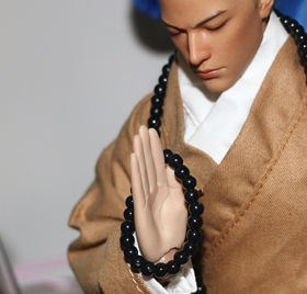 1/6模型 和尚佛珠 念珠 唐僧 圣僧 古代兵人偶ht空灵阁303等 通用