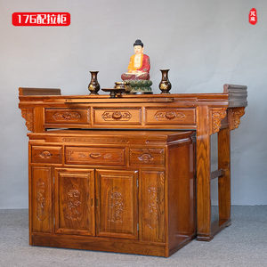 堂前桌寺庙供桌佛台家用香案台新中式实木简约佛堂柜神像供奉桌子