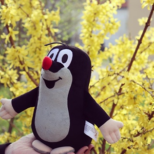 包邮 现货捷克原装进口正版 鼹鼠的故事毛绒鼹鼠公仔创意家居摆件