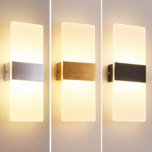 LED壁灯卧室床头灯客厅创意现代简约亚克力走廊过道北欧灯具灯饰