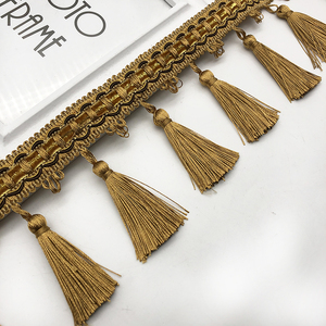 欧式窗帘吊穗花边辅料帘头帘幔装饰流苏吊坠沙发底边加宽加长配件