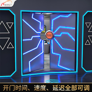 音科技梦幻酒吧创意掌纹感应隐藏门电动门网吧ktv门定制0人付款23000