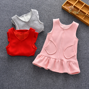女童背心裙1-3岁儿童背带裙秋冬小童连衣裙婴儿冬裙子5宝宝秋装女