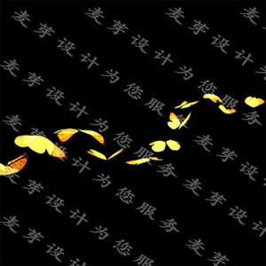 淡黄色 蝴蝶飞舞 高清透明视频素材 蝴蝶飞序列 优雅彩蝶鸟飞动画