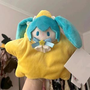 初音未来新款星祈之夜发光毛绒手偶毛绒手偶公仔可爱女孩生日礼物