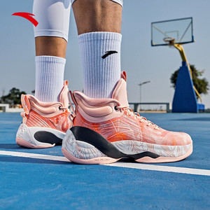 安踏kt7汤普森7代/七代战靴留白天使之城配色nba高帮大码篮球鞋男