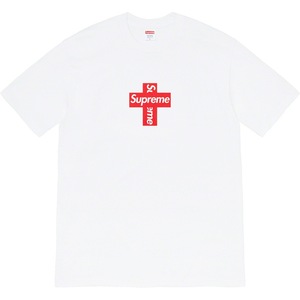 Supreme 20FW Cross Box Logo Tee 十字圆领短袖T恤夏季男女同款