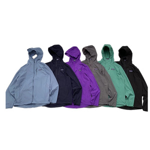 patagonia巴塔户外登山薄款防紫外线皮肤衣夏季连帽防晒衣男潮牌