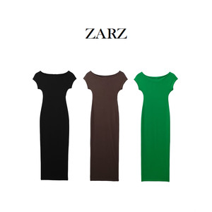 ZARZ自制 欧美风 新款女装 ins春夏 合身中长版包臀连身裙2335175
