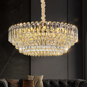意式水晶吊灯轻奢客厅灯设计师创意简约奢华别墅大厅卧室餐厅灯具