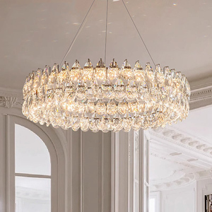 水晶吊灯轻奢客厅主灯意式大气高级感设计师创意简约奢华餐厅灯具