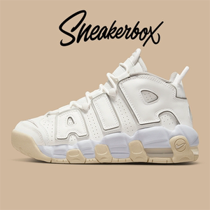 nike air more uptempo 大air皮蓬白生胶女子篮球鞋 dm1023-001